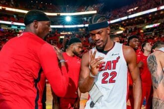 Bum Adebayo looks forward to Jimmy Butler's return to Miami.