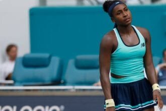 Cocogoff among American women falling into the fourth round of the Miami Open