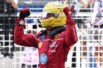 Hamilton wins Ferrari's first victory in the Shanghai Sprint