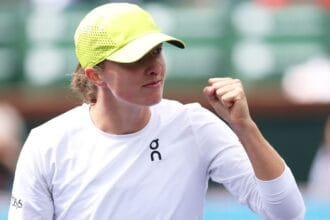 Iga Swiatek reaches the lodgings of Indian Wells. Jessica Pegra has been exiled