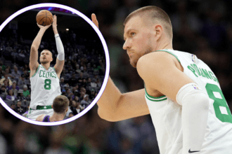 Kristaps Porzingis gives a name to his "special" Boston Celtics teammate that will keep him moving
