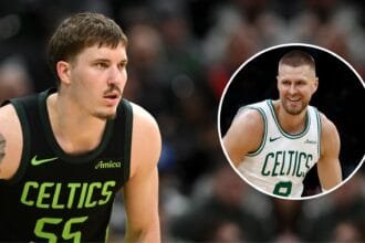 Kristaps Porzingis, who has changed for Baylor Shyerman ahead of the Boston Celtics breakout game, "I get it..."