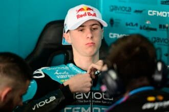 Mark Marquez Protector sets for his Moto3 debut in the US