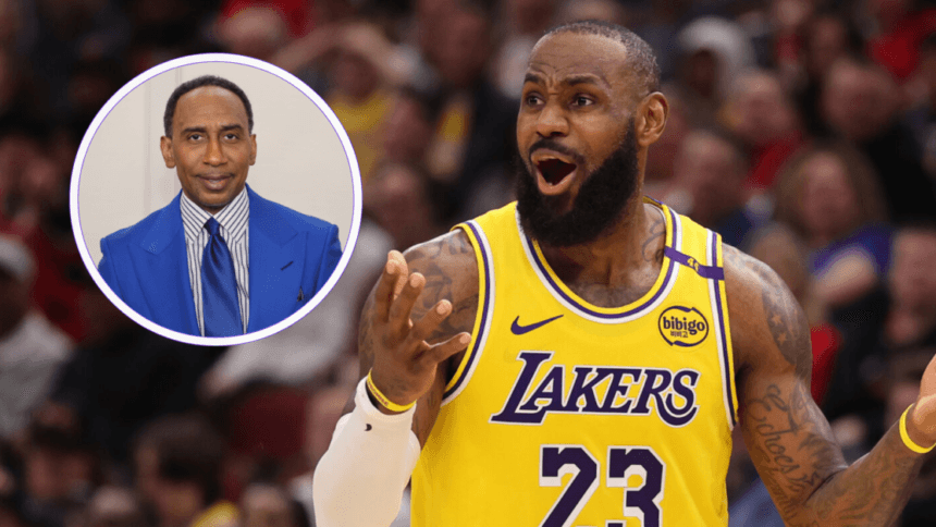 Stephen A. Smith reacts to LeBron James' mistake vs. Bulls, claiming that Lakers teammates are a big problem: "Different animals..."