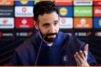 Man United manager Ruben Amorim