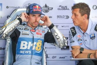 2025 Spain MotoGP: Alex Marquez comes to top practice from crashing on rap records
