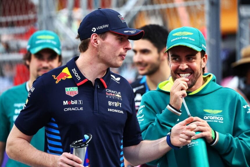 Aston Martin told him to "all out" for Saudi-backed Max Verstappen