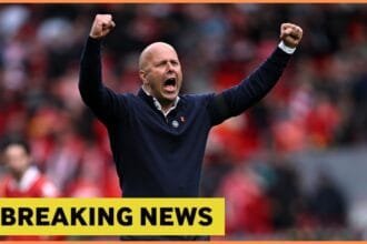 Liverpool manager Arne Slot