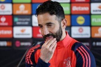 Man United manager Ruben Amorim