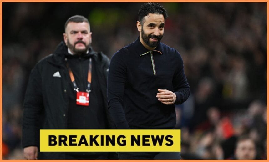 Man United manager Ruben Amorim