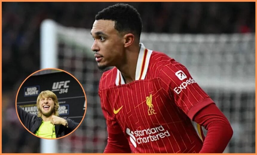 "Lizard" - Trent Alexander Arnold, tied up by Real Madrid, has been accused of lying by celebrity Liverpool fans
