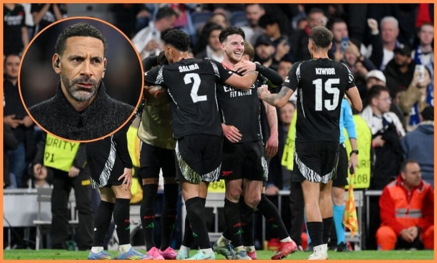 Rio Ferdinand and Declan Rice