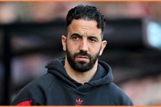 Man United manager Ruben Amorim