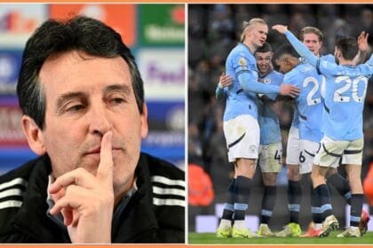 Unai Emery and Kevin De Bruyne