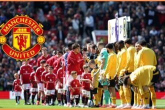 Victor Lindelof lining up with Manchester United