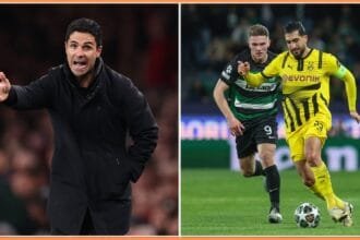 Mikel Arteta and Viktor Gyokeres