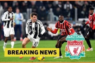 Andrea Cambiaso in action for Juventus vs AC Milan