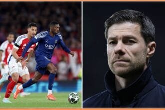 William Saliba, Ousmane Dembele, and Xabi Alonso