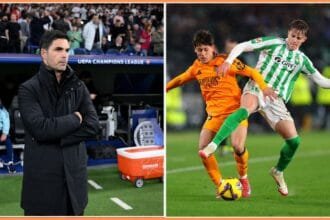 Mikel Arteta and Jesus Rodriguez