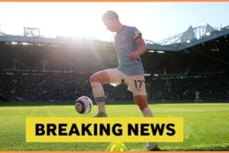 Kevin De Bruyne of Manchester City