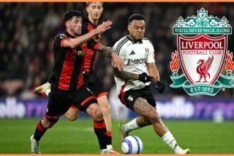 Dean Huijsen in action for Bournemouth vs Fulham