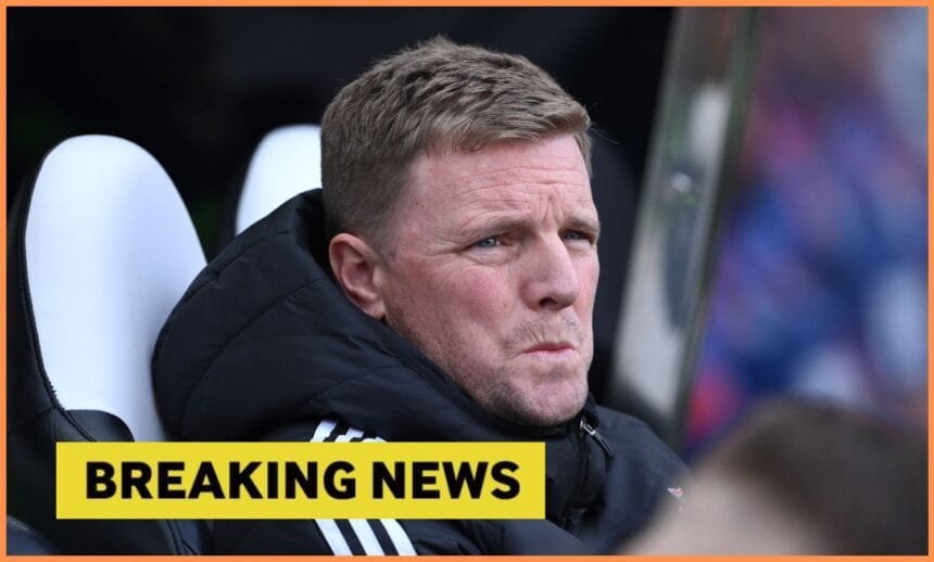 Eddie Howe confirms injury blows of Newcastle Wide player "ends his season"