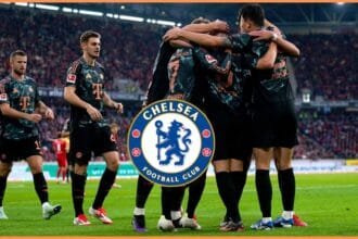 Kim Min-jae celebrates with his Bayern teammates