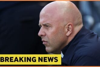 Arne Slot during Liverpool