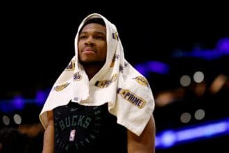 Chris Haynes responds when asked if the Milwaukee Bucks could trade Giannis Antetocompo this offseason