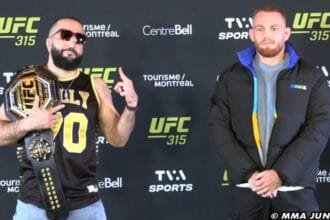 Della Maddalena attacks Muhammad with a backhand tribute