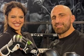 Does Alexander Volkanovski Train Wearing a Cup? Nina Marie Daniele Gets the Scoop 'I Don’t Need to Worry About That'