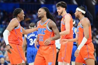 Jalen Williams and Mark Daigneault praise OKC Thunder players for showing maturity after their first half outings, "As teammates..."