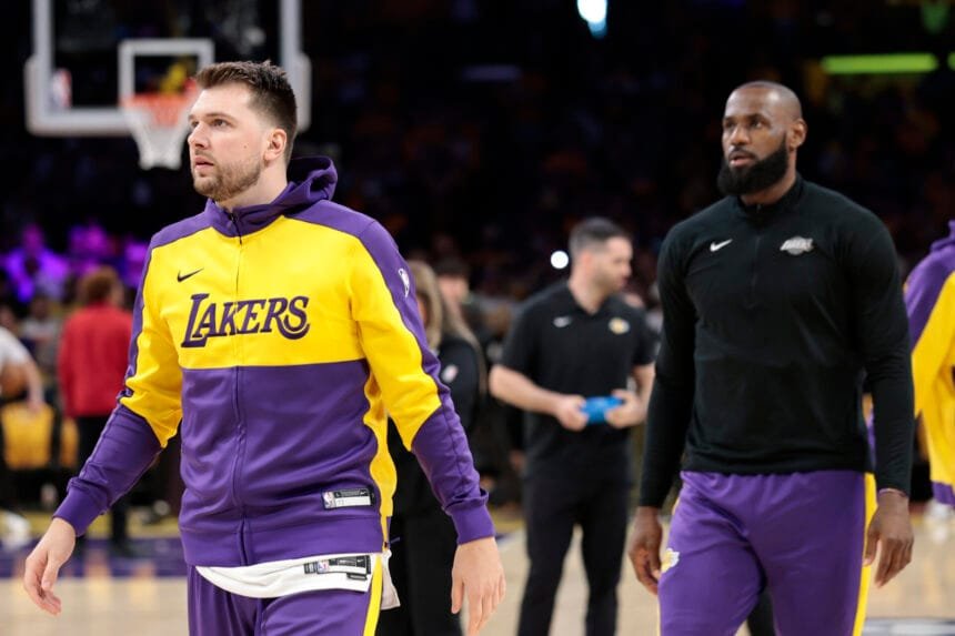 Luka Donsic says he and LeBron James have to do one thing when they "enter war" against the Timberwolves