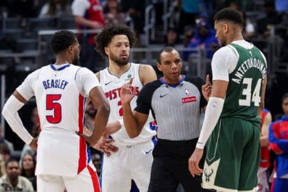 Malik Beasley hits with the celebration of Giannis Antetocomo and explains why he was so mad