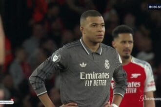 Video: Martin Odegaard and Kylian Mbappe respond to an incredible Declan Rice goal against Real Madrid