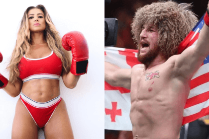 Merab Dvalishvili Leaves Playboy Bunny Breathless After Grappling Session