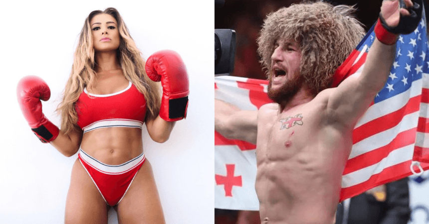 Merab Dvalishvili Leaves Playboy Bunny Breathless After Grappling Session