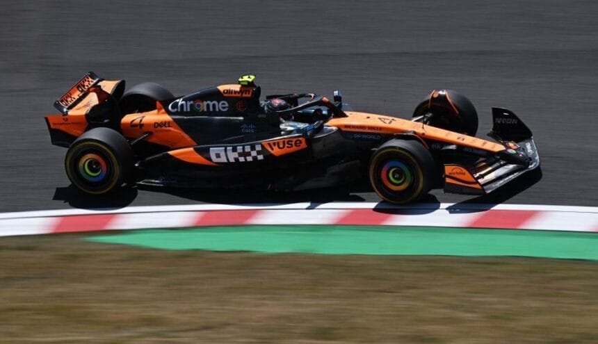 Norris was braceed for the "neurious" Japanese Grand Prix