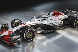 Red Bull celebrates Honda in Japan. Haas features Toyota tributes