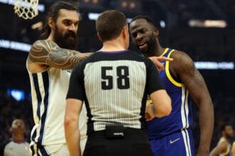 Stephen Adams has a strong response when asked if Draymond Green is playing within the rules after the allegations of "the dirty player"