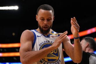 Stephen Curry delivers a strong message about polarizing the warrior's star after the Lakers win, saying, "We don't have to judge him...".