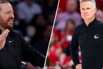 Steve Kerr and Tom Thibodeau responded to offensive chants from fans in very different ways.