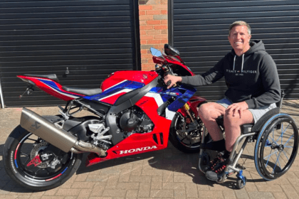 Steve Mercer hits "mass milestone" after the tt crash of a life-changing man