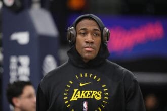 Tray Jemison's name, La Lakers teammate gives him a "word of wisdom" and responds to contract questions