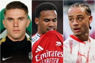 Viktor Gyokeres, Gabriel Magalhaes, and Xavi Simons