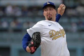 Who will replace Blakesnell in the Dodgers rotation?