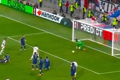 Andre Onana Howler Hands Lyon's Rayan Cherki Europa League Clash (Video) Slow Equalizer