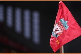 Liverpool flag at Anfield