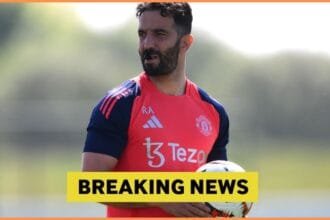 Man United manager Ruben Amorim