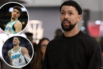 Austin Rivers said to his lamello ball on Ty Halliburton Cole: "Let's make this clear..."